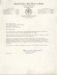Letter from Murray B. Hudson to Marsha Montz, June 28, 1971