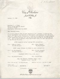 Letter from Joseph P. Riley, Jr. to Z. L. Grady, January 17, 1980