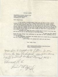 Letter from Levi G. Byrd to Matthew J. Perry, October 2, 1964