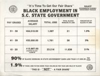 Black Employment in S.C. State Government Flyer