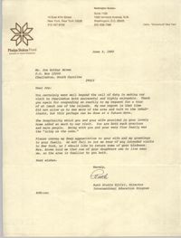 Letter from Ruth Stutts Njiiri to J. Arthur Brown, June 3, 1980