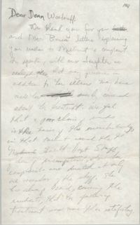 Letter to Oliver W. Woodruff, 1968