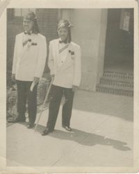Photograph of J. Arthur Brown and Friend