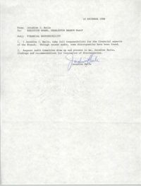 Charleston Branch of the NAACP Memorandum, December 10, 1988