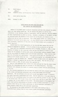 NAACP Memorandum, October 5, 1990