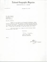 Letter from Nora Leake to Esau Jenkins, December 23, 1970