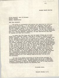 Letter from Margaret Barnes to Oliver Woodruff, 1968