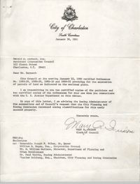 Letter from Mary R. Wrixon to Gerald A. Raynard, January 30, 1980