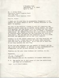 Letter from Eula Codespoti to J. Arthur Brown, April 9, 1980