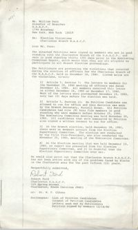 NAACP Memorandum, December 18, 1980