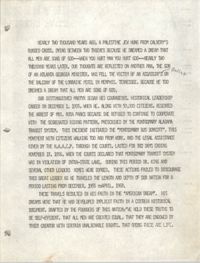 Speech Written and Delivered by J. Arthur Brown, 1979