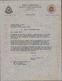 Letter from Harold M. Raynor, Jr., to David S. Spell
