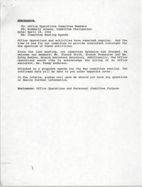 Charleston Branch of the NAACP Memorandum, April 18, 1994