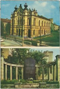Oradea - Templul și monumentul deportaților. / Oradea - The Temple and the monument of the deported to Auschwitz.