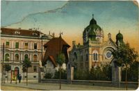 [Street view of the synagogue in Timișoara]