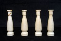 Ivory candlesticks