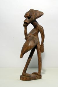 Wooden female figure