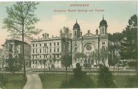 Marienbad. Kronprinz Rudolf Stiftung und Tempel.