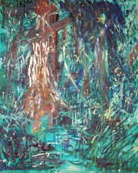 Ituri Rainforest painting