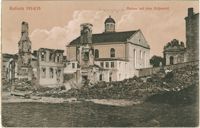 Kalisch 1914/15. Ruinen auf dem Roßmarkt.