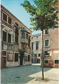 Venezia -- Ghetto Vecchio -- Facciata della Scuola Levantina (1538)