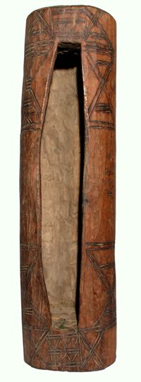 Wooden slit gong