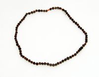 Clay and seed bead necklace