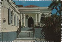 The Saint Thomas Synagogue, built in 1830, replaced an earlier structure destroyed in 1804.