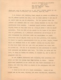 Student Nonviolent Coordinating Committee Press Release, June 26, 1967
