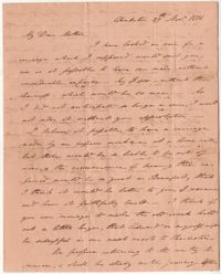 015. Nathaniel Heyward (II) to Mother-in-Law -- November 29, 1816