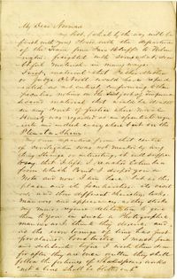 Letter from John R. Beaty to James H. Norman, Part II, August 1860