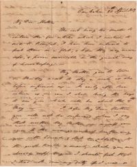 029. Nathaniel Heyward (II) to Mother-in-Law -- April 24, 1819