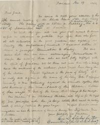 Correspondence between Geo. L. Clarke and Charles Perry