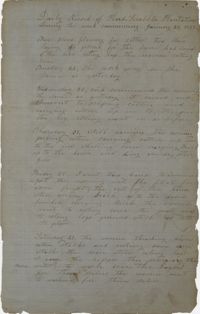 Daily Record of the Hardscrabble Plantation, January 24, 1859