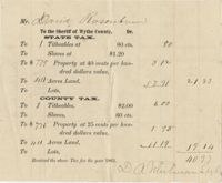 Wythe County, Virginia, County and State Tax Form