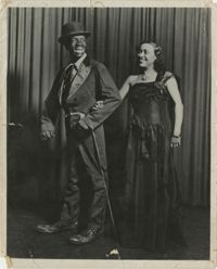 Promotional Image for Theatrical Production featuring a Male Performer in Blackface