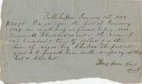 Promissory Note on the Hiring of a Slave
