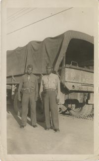 Photo of Two African American Soldiers