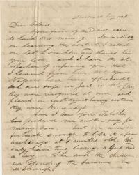 Correspondence between William Bartlett and Colonel McNeil
