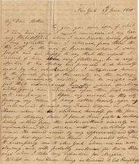 005. Nathaniel Heyward (II) to Mother -- June 29, 1810