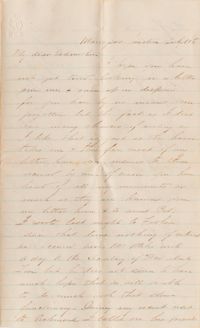 095. Samuel Wragg Ferguson to F.R. Barker (Godmother) -- July 10, 1861