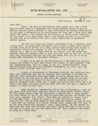 Letter from Armant Legendre, December 28, 1945