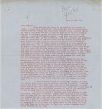 Letter from Gertrude Sanford Legendre, April 18, 1944