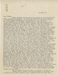 Letter from Gertrude Sanford Legendre, January 4, 1944