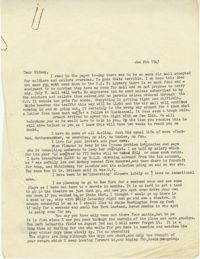 Letter from Gertrude Sanford Legendre, January 8, 1943