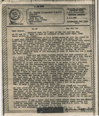 Letter from Gertrude Sanford Legendre, January 6, 1944