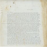 Letter from Gertrude Sanford Legendre, May 22, 1945