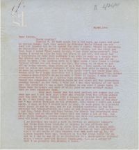 Letter from Gertrude Sanford Legendre, May 20, 1944