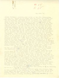 Letter from Gertrude Sanford Legendre, May 24, 1943