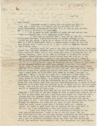 Letter from Gertrude Sanford Legendre, September 23, 1943